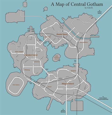 arkham city vs gotham city|gotham city map arkham knight.